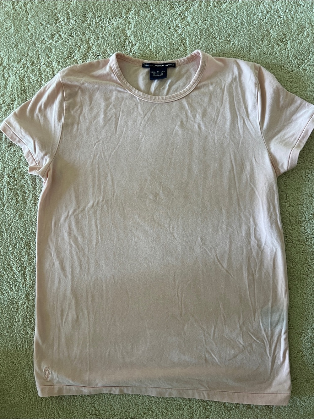 Ralph Lauren Light Pink Short Sleeve Crewneck Tee